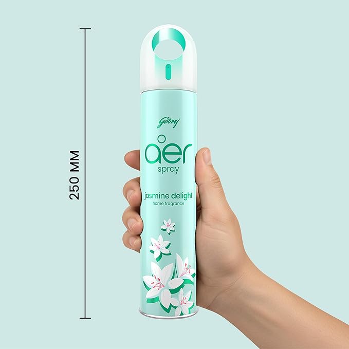 Godrej aer Spray | Room Freshener for Home &amp; Office - Morning Misty Meadows (220 ml) | Long-Lasting Fragrance